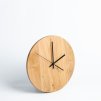 drevene nastenne hodiny dub 30cm h3b