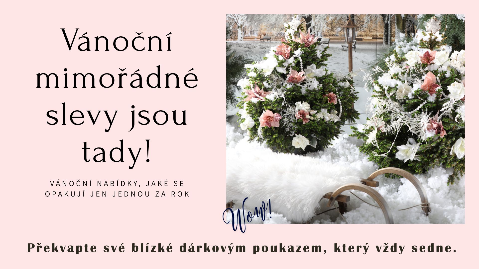 Vánoční mimořádné slevy na Krumlovanka.cz