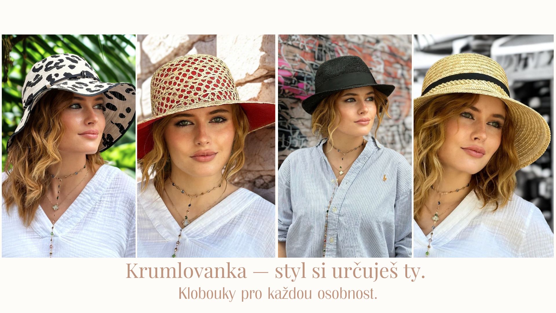 Nová kolekce dámských letních slaměných klobouků 2026