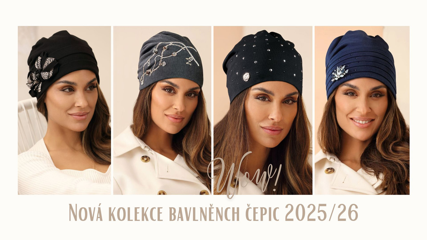 Nová kolekce dámských čepic - zima 2025-2026