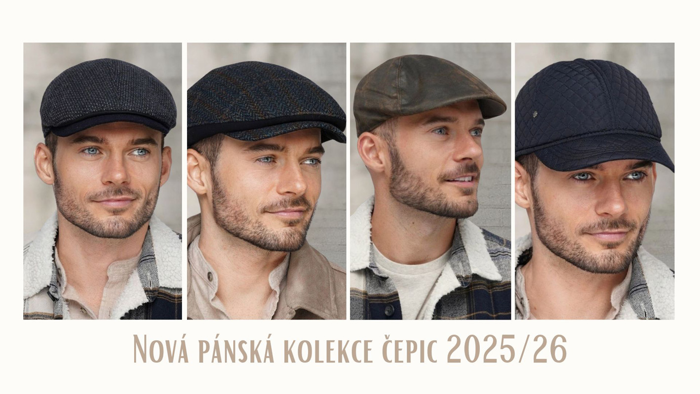 Nová kolekce zimních pánských čepic 2025-2026