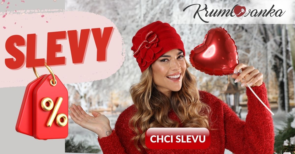 Akce a slevy. Využijte výrazné slevy na Krumlovanka.cz Klobouky a čepice v akci!