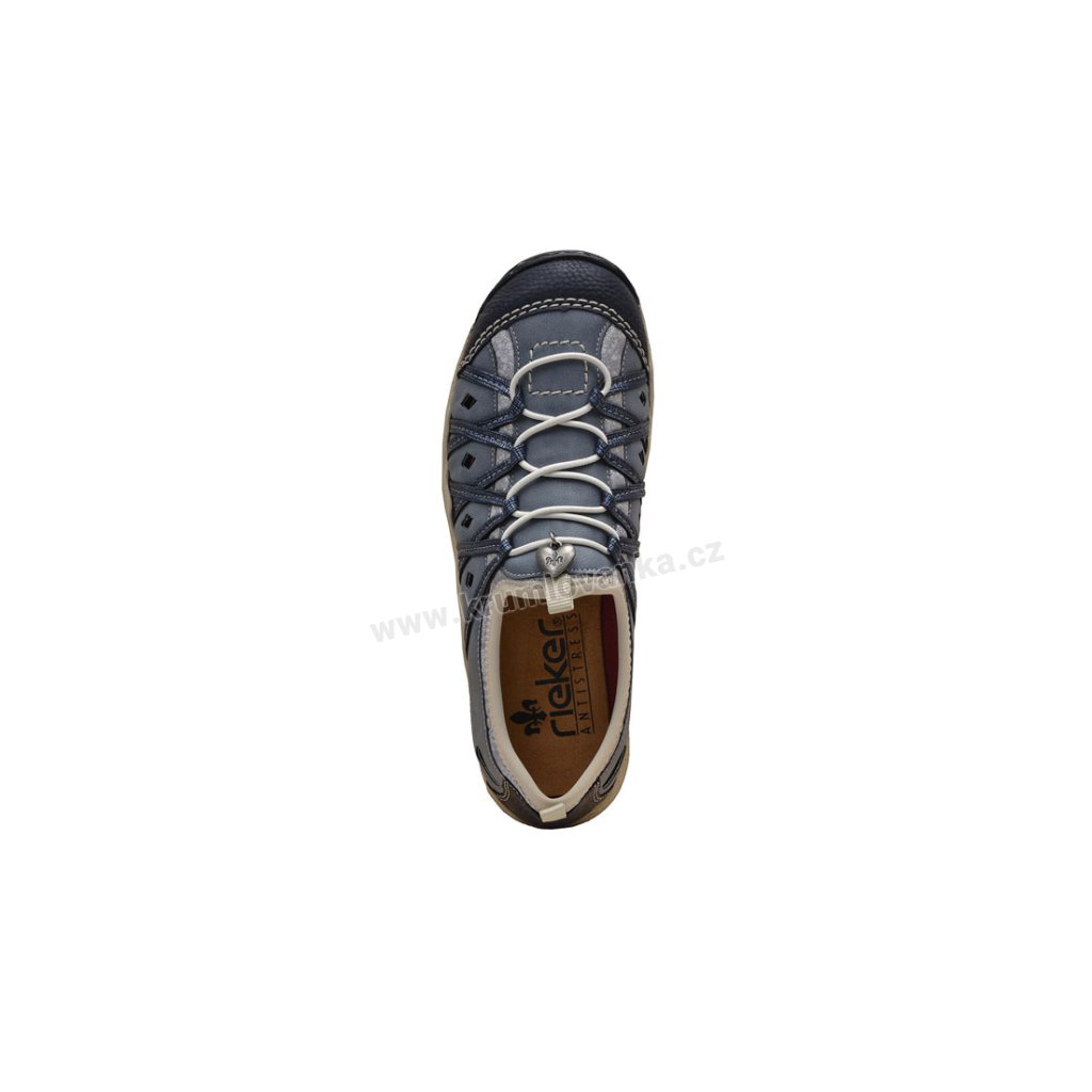 Dámské trekové sandály RIEKER L0567-14 modré - Krumlovanka