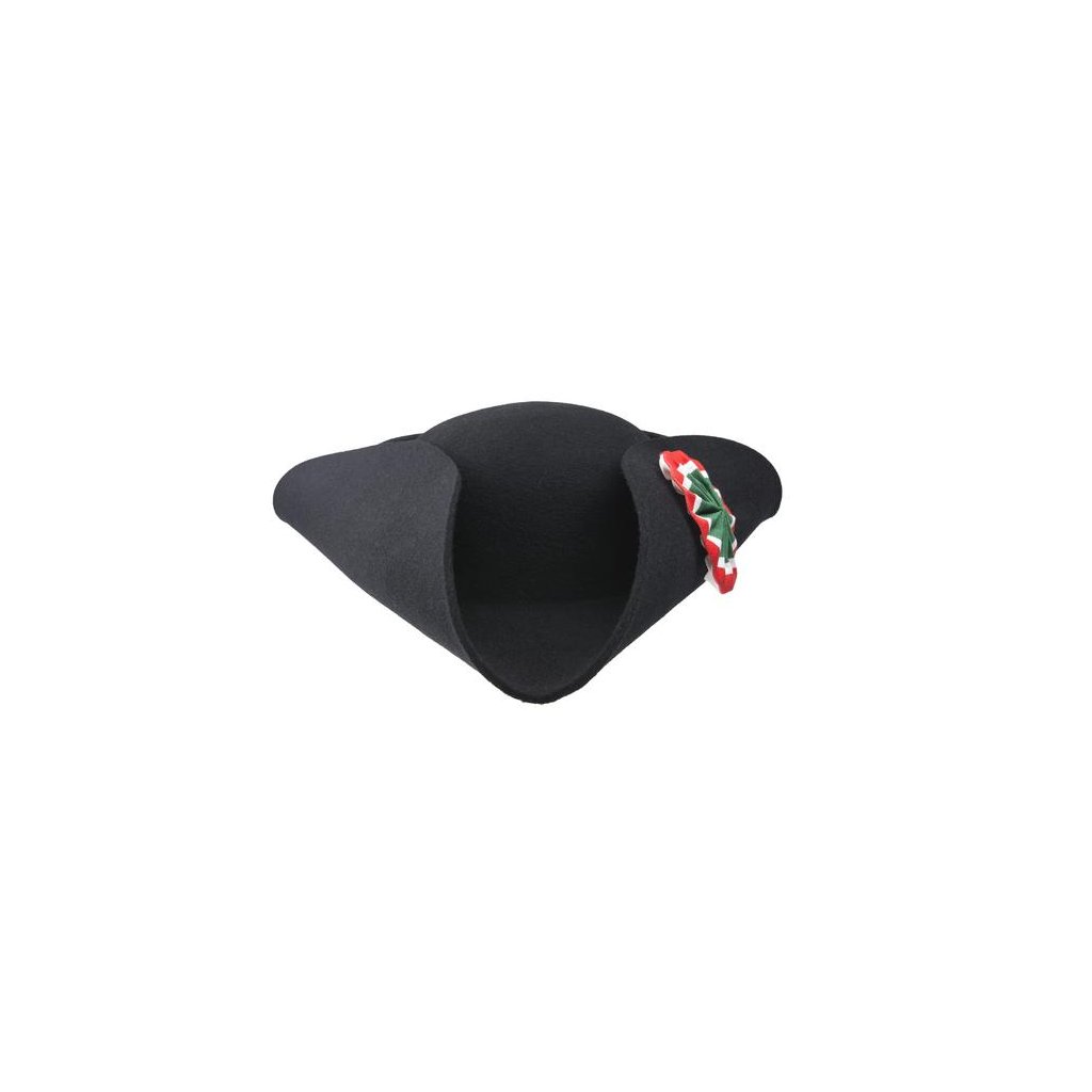 Plstěný třírohý klobouk TONAK 11716/14/Q9030 černý
