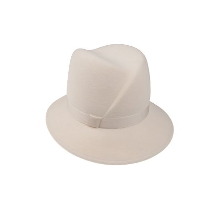 Plstěný klobouk TONAK 53608/19 bílý  Q 7009