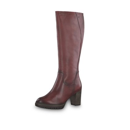 Dámské kozačky TAMARIS 25523 červené