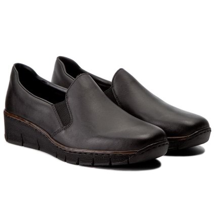 Dámské polobotky RIEKER 53766-00 černé