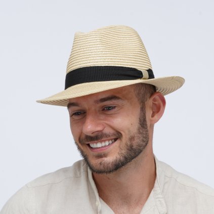 Letní klobouk  Trilby 38042 natural