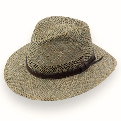 Slaměný klobouk z mořské trávy Ba-30175316 natur
