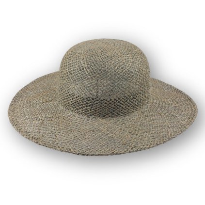 Krumlovanka Holoklobouk - slamn klobouk na zdoben 100% mosk trva KRH-P-Y402/M