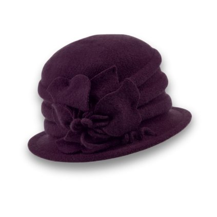 Dámský klobouček  W-0168/2040 tmavě fialový