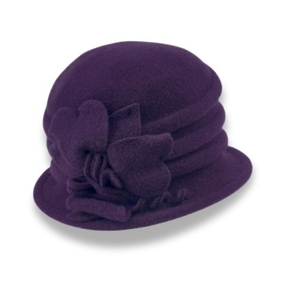 Dámský klobouček  W-0168/472 fialový
