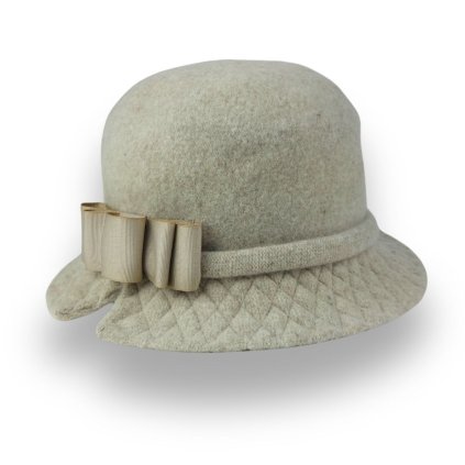 Dámský klobouk BUCKET W-0480/960 - béžový melange