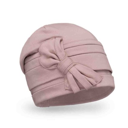 Bavlněná dámská čepice Krumlovanka  W-0851/540 růžová