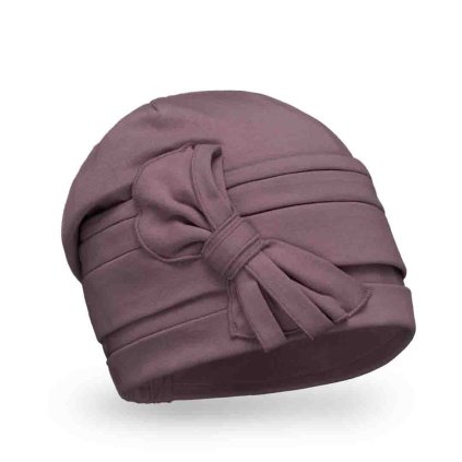 Bavlněná dámská čepice Krumlovanka  W-0851/890 starorůžová