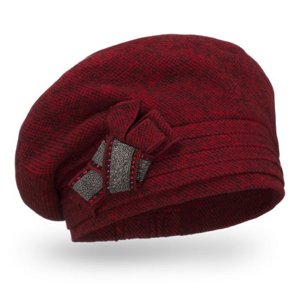 Dámská čepice Krumlovanka  W-0857/Z4P červený melange