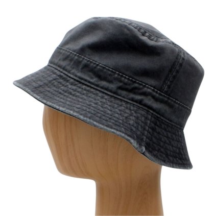 Krumlovanka Bucket hat Bavlněný klobouk unisex 100% šedý P-15264F/SED