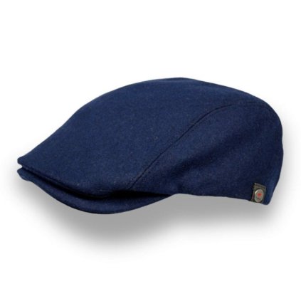 Pánská vlněná bekovka tmavě modrá 50% Vlna Ba-31610831-212