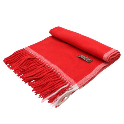 Dámská zimní červená šála Cashmere Sensation 68x200 cm P-72617-R