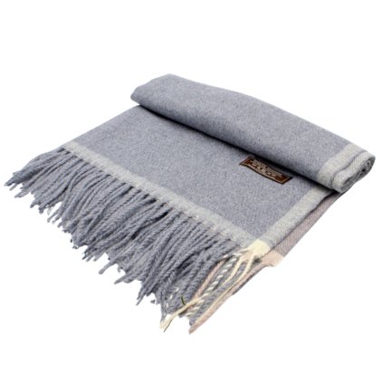 Dámská zimní světle modrá šála Cashmere Sensation 68x200 cm P-72617-GM-sal