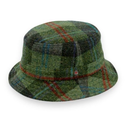 John Hanly Zimní klobouk ze 100% jehněčí vlny lambwool - zelený Ba-34090876-361