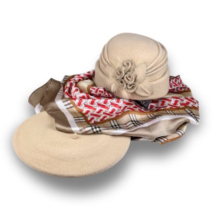 Dámská šála -maxi 86 x 185 - šátek SILK SENSATION - vzorovaná WO-004