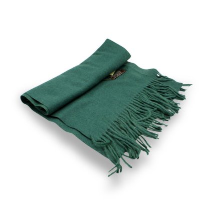 Šála s ovčí vlnou Cashmere Sensation 35x200cm - jedlově zelená - hřejivá P-72650-VS