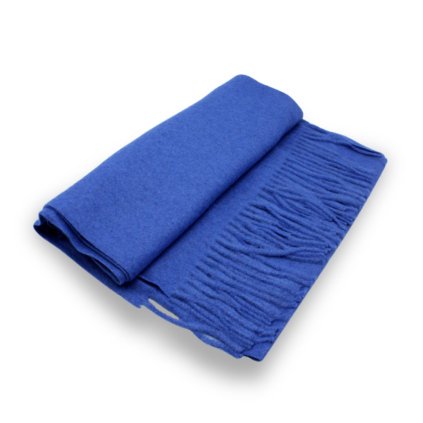 Šála s ovčí vlnou Cashmere Sensation 35x200cm - královsky modrá - hřejivá P-72650-BR
