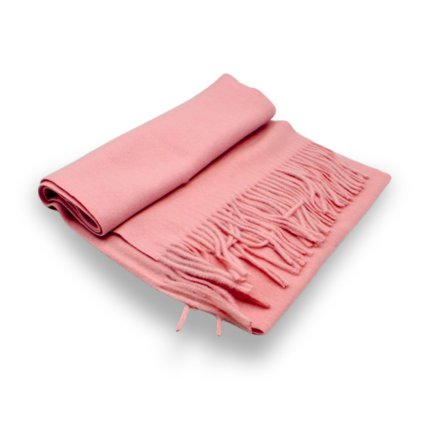 Šála s ovčí vlnou Cashmere Sensation 35x200cm - lososová - extra jemná P-72650-RB
