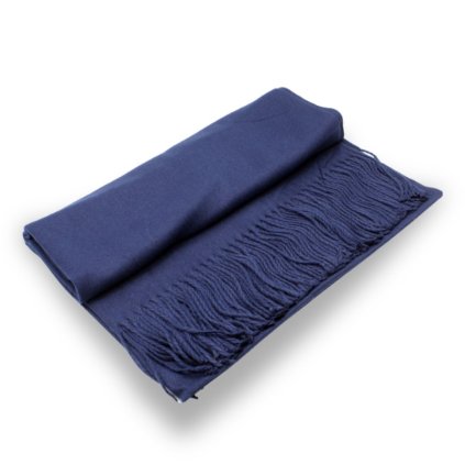 Maxi šála Cashmere Sensation 68x200 cm - námořnická modrá - jemná P-72662-MIC