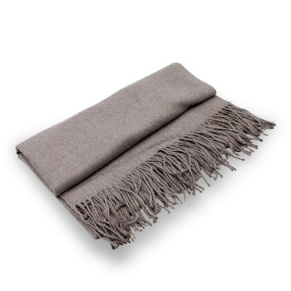 Maxi šála Cashmere Sensation 68x200 cm - taupe melange - jemná P-72662-CASTOR