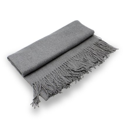 Maxi šála Cashmere Sensation 68x200 cm - šedá melanž - jemná P-72662-G
