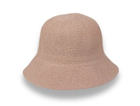 Krumlovanka - Letní dámský klobouk Crochet Cloche nemačkavý - barevné varianty P-12922