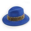 Dámský vlněný klobouk ISARCO modrý