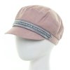 Dámská lněná čepice Krumlovanka 437059 s kšiltem starorůžová