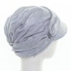 Dámská lněná čepice s kšiltem Krumlovanka 412552 modrá (Velikost univerzální velikost)