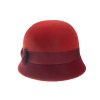 Dámský plstěný klobouk TONAK 53332/17 cihlově červený Q 1016