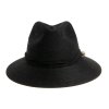 Plstěný klobouk TONAK FedoraEssence Twist 53534/18 černý