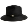 Plstěný klobouk TONAK FedoraEssence Twist 53534/18 černý