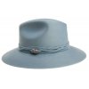 Plstěný klobouk TONAK Fedora Essence Twist 53534/18 modrý Q 3014