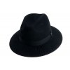 Plstěný klobouk TONAK Fedora Esprite Vertical 12774/18 černý Q 9040