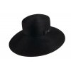 Plstěný klobouk TONAK Brim Hat Bartoli 53654/19 černý Q 9040