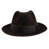 Plstěný klobouk TONAK Fedora Bocelli 12926/19 tmavě hnědý Q 6062