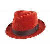 Plstěný klobouk TONAK Fedora Benny 12924/19 hnědá Q 6008