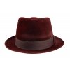 Plstěný klobouk TONAK Fedora Benny 12924/19 hnědý Q 6051