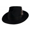 Plstěný klobouk TONAK Fedora Caruso 12925/19 černý Q 9040