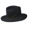 Luxusní plstěný klobouk TONAK 10374/07 černý Q 9030