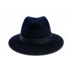 Plstěný klobouk TONAK Fedora Uomo Motivo 12767/18 tmavě modrý Q3333