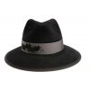 Plstěný klobouk TONAK Fedora Essence Éclat 53530/18 černý Q 9040