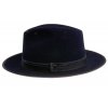 Plstěný klobouk TONAK Fedora Uomo Profilo 12791/18 tmavě modrý Q 3333